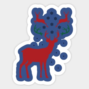 Reindeer Sticker